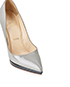 Christian Louboutin Greige Pigalle With Neon Heel, other view