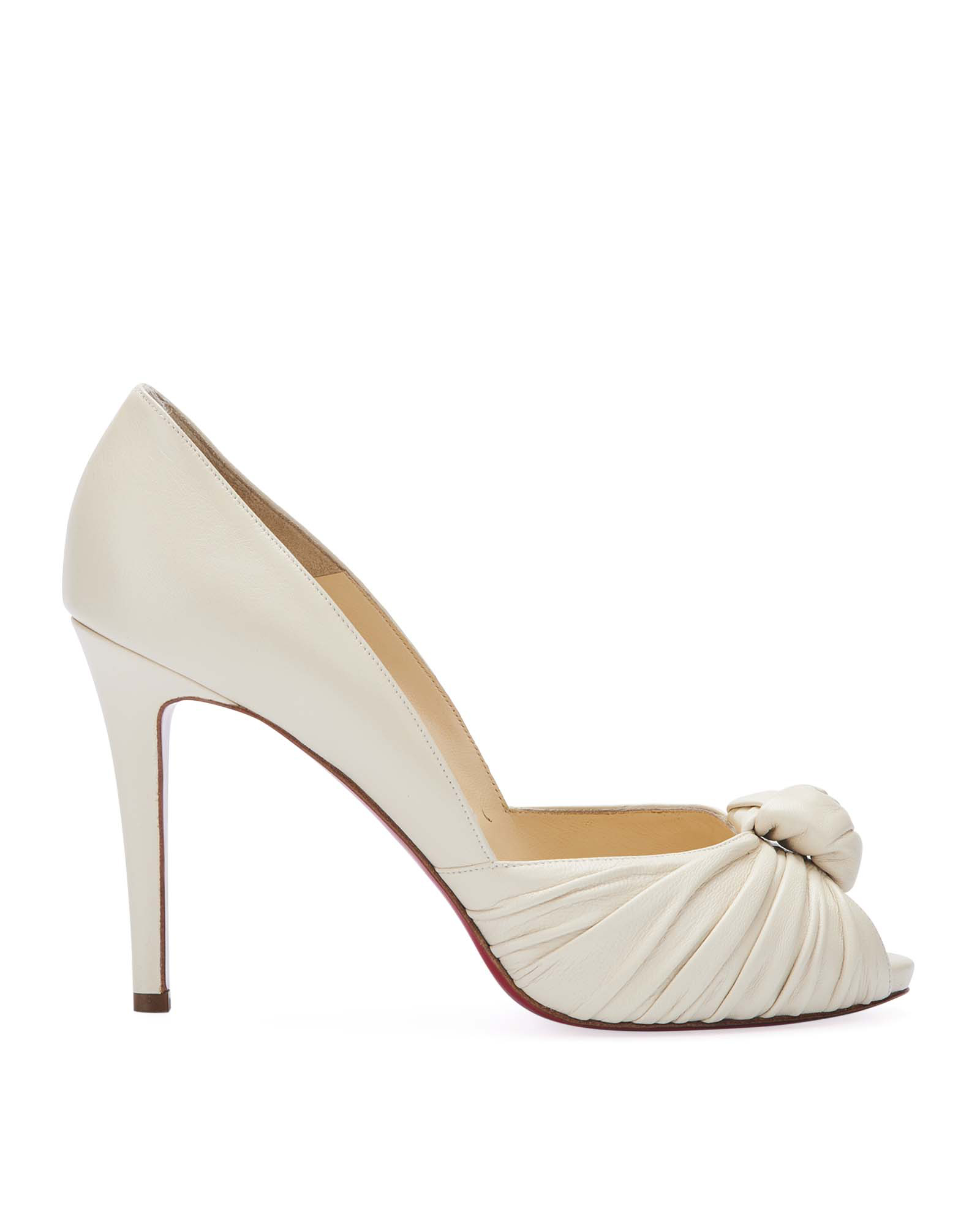 Low Heeled Wedding Shoes for Tall Brides Sparkly Christian Louboutin
