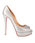 Christian Louboutin Glitter Heels, front view