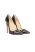 Christian Louboutin So Kate 120, &pound;395, Shoes, Black, Patent Leather, Side view