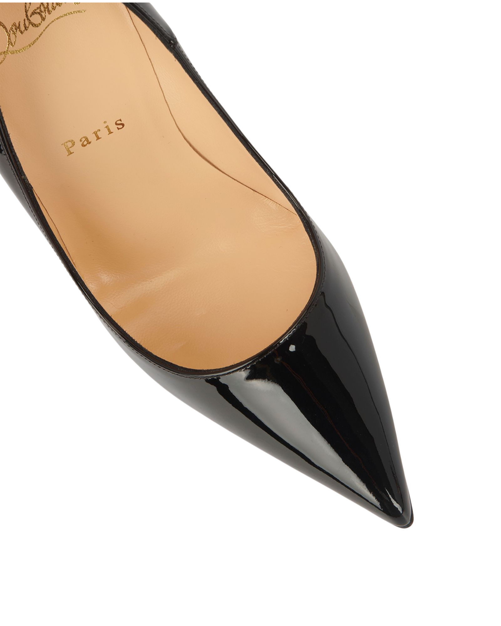 Christian Louboutin So Kate 120, &pound;395, Shoes, Black, Patent Leather, Other view