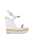 Christian Louboutin Wedge Sandals, front view