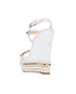 Christian Louboutin Wedge Sandals, back view