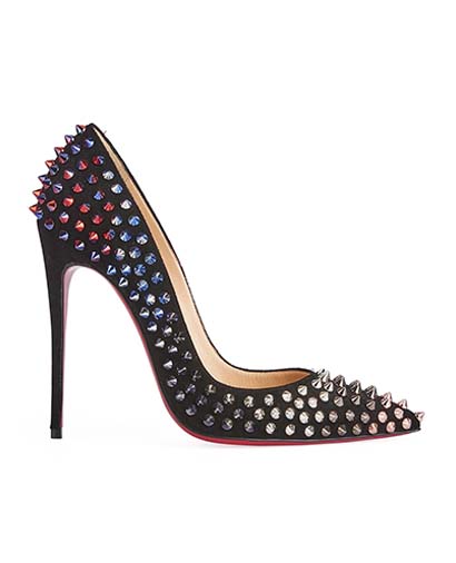 Christian Louboutin Suede Spikes, front view