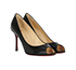Christian Louboutin Patent 85 Heels, side view