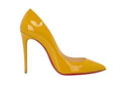 Christian Louboutin So Kate Pumps, Patent, Yellow, UK3.5, DB, 2*