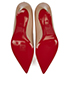 Christain Louboutin Heels, top view