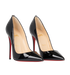 Christian Louboutin So Kate 120, £350, Shoes, Black, Patent Leather, Side view
