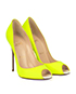 Christian Louboutin Fluro Youpi 120 Heels, side view