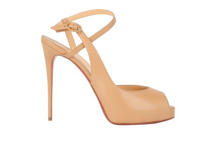 Christian Louboutin Jenlove Peep Toe Pumps, front view