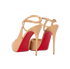 Christian Louboutin Jenlove Peep Toe Pumps, back view