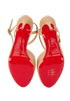 Christian Louboutin Jenlove Peep Toe Pumps, top view