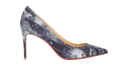 Christian Louboutin Kate 85 Jeans Punk Heels, front view