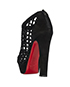 Christian Louboutin Cage Zipped Heels, back view