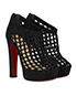 Christian Louboutin Cage Zipped Heels, side view