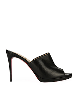 Pigamole Slip on Heels,Leather, Black, UK 5, DB, 3