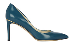 Louis Vuitton Eyeline Pointed Pumps, Leather, Blue, UK 5.5, 2*