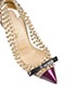 Christian Louboutin Perspex Studded Toe Heels, other view