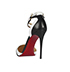 Christian Louboutin Uptown Double 100 Kid Court Heels, back view