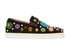 Christian Louboutin Embellished Slip-on Sneakers, &pound;190, Shoes, Black, Suede, Front view