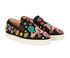 Christian Louboutin Embellished Slip-on Sneakers, &pound;190, Shoes, Black, Suede, Side view