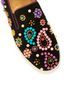 Christian Louboutin Embellished Slip-on Sneakers, &pound;190, Shoes, Black, Suede, Other view