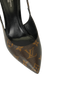 Louis Vuitton Pointed Slingback, &pound;495, Shoes, Brown, Canvas, Other view