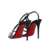 Christian Louboutin Rosalie 100 Studs Sandals, back view