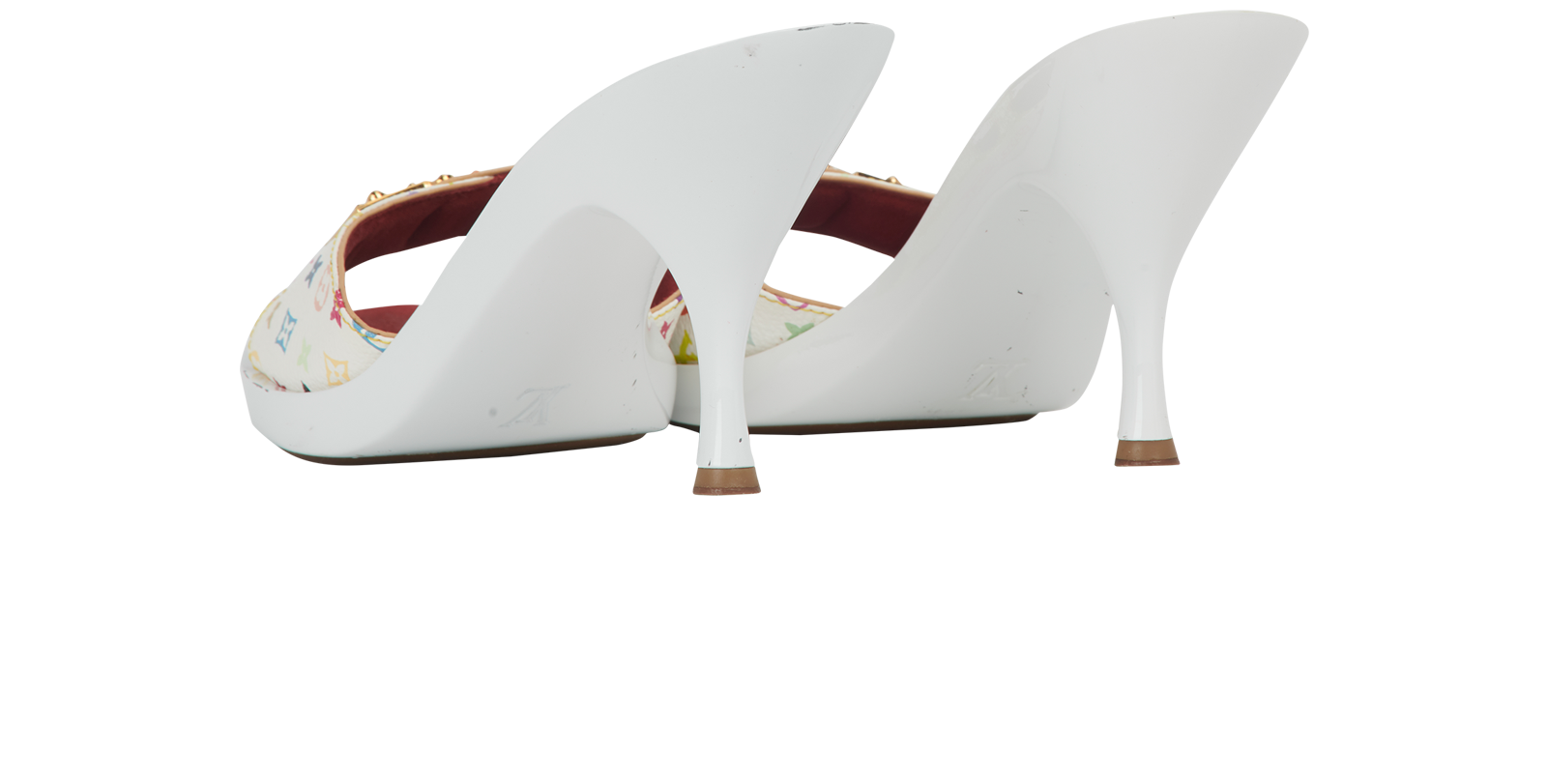 Louis Vuitton Multicolour Mules, &pound;350, Back view