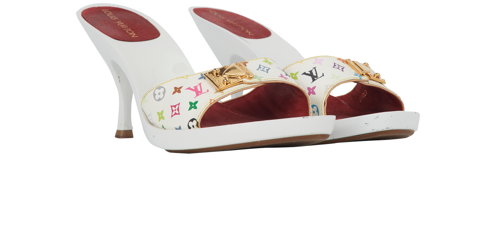 Louis Vuitton Multicolour Mules, &pound;350, Side view