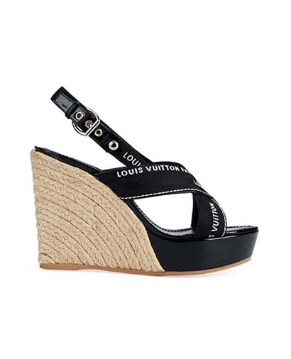 Louis Vuitton Slingback Wedges, front view