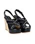 Louis Vuitton Slingback Wedges, side view