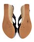 Louis Vuitton Slingback Wedges, top view