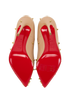 Christian Louboutin Degraspike Pumps, &pound;375, Shoes, Beige, Leather, Top view