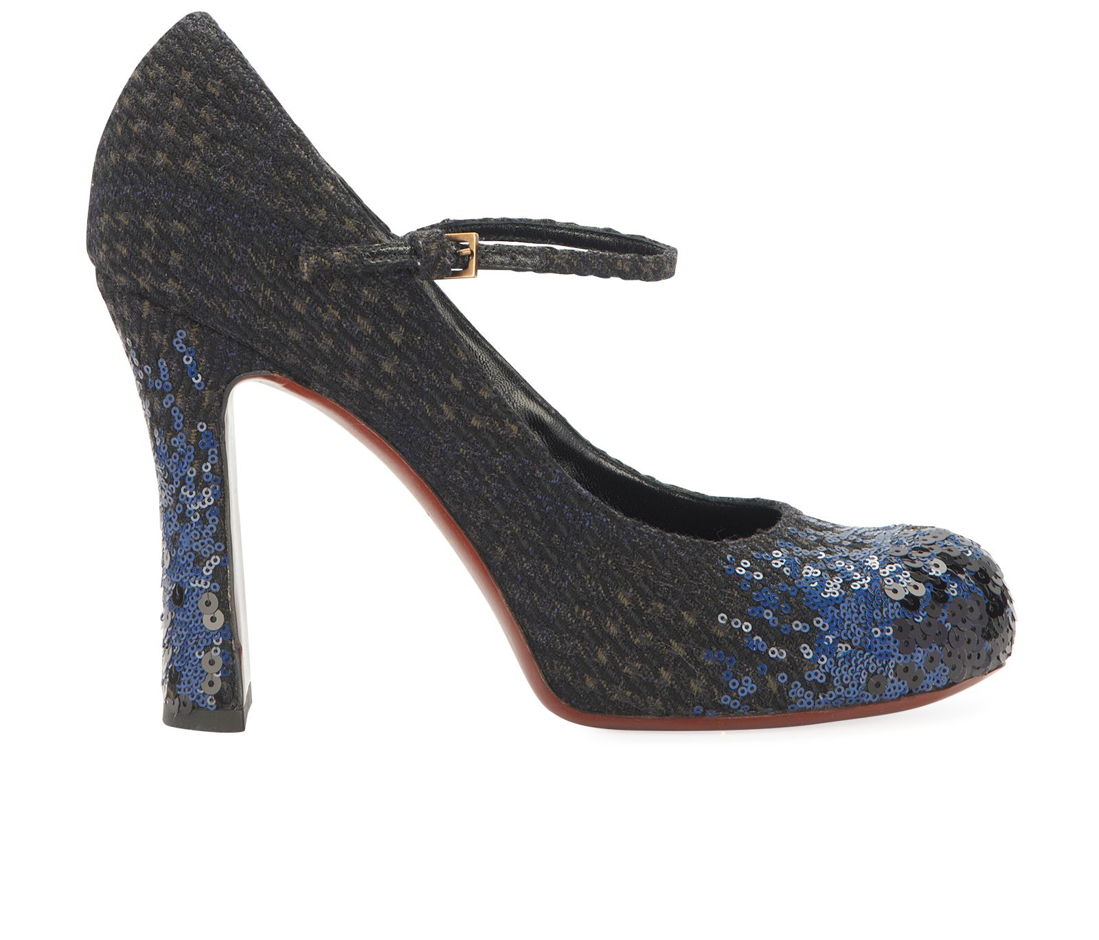 Louis Vuitton Embellished Mary Jane Heels Heels Designer