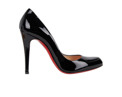 Christian Louboutin Decollete 868 100, Patent, Black, UK 5, D/DB, 3*