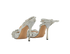 Mach & Mach Double Bow Embellished Pumps, &pound;395, Shoes, Silver, PVC, Back view