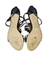 Malone Souliers Ruffed Sandals, top view