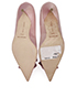Manolo Blahnik Bow and Tassel Kitten Heels, top view