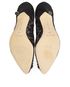 Manolo Blahnik Hangisi Lace Pumps, top view