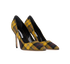 Manolo Blahnik BB Plaid Pumps, side view