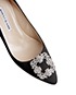 Manolo Blahnik Embellished Kitten Heels, other view