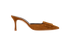 Manolo Blahnik Maysale 210 Mules, &pound;350, Shoes, Brown, Suede, Front view