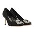 Manolo Blahnik Hangisi Pearl 70, side view