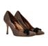 Manolo Blahnik Brocade Pumps, side view