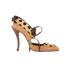 Manolo Blahnik Polka Dot Heels, front view