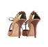 Manolo Blahnik Polka Dot Heels, back view