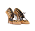 Manolo Blahnik Polka Dot Heels, side view