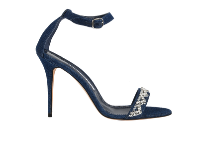 Manolo Blahnik x Rihanna Rhi-Vi's Sandals, front view