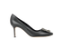 Manolo Blahnik Hangisi, &pound;420, Shoes, Black, Leather, Front view